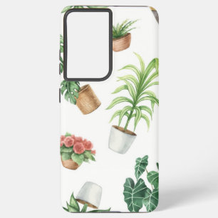 Funda Para Samsung Galaxy S21 Ultra Patrón de planta