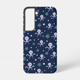 Funda Para Samsung Galaxy S22 Patrón de Pulpo Adorable