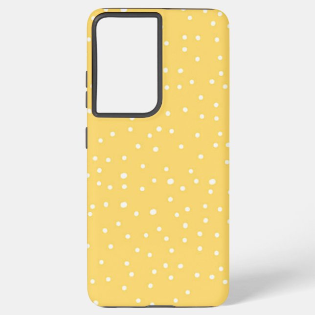 Funda Para Samsung Galaxy Patrón de puntos polacos (Reverso )