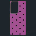 Funda Para Samsung Galaxy S21 Ultra Patrón de puntos polacos<br><div class="desc">Para los verdaderos amantes de los puntos de polka</div>
