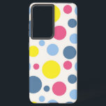 Funda Para Samsung Galaxy S21 Ultra Patrón de puntos polacos<br><div class="desc">Para los verdaderos amantes de los puntos de polka</div>