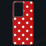 Funda Para Samsung Galaxy S21 Ultra Patrón de puntos polacos<br><div class="desc">Para los verdaderos amantes de los puntos de polka</div>