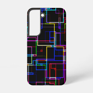 Funda Para Samsung Galaxy S22 Patrón de rayas multicolores COOL