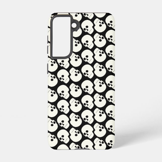 Funda Para Samsung Galaxy Patrón de Skulls laterales (Reverso )