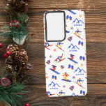 Funda Para Samsung Galaxy S21 Ultra Patrón de snowboard Alyeska Girdwood Alaska<br><div class="desc">Un divertido patrón de esquí en invierno para la estación de esquí Alyeska Girdwood en Alaska,  EEUU. Idea de regalo perfecta para los amantes de los deportes de invierno: esquí,  snowboard,  freestyle,  salto de esquí,  esquí de fondo.</div>