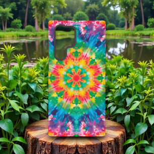 Funda Para Samsung Galaxy S22 Ultra Patrón de teñido de lazos de los 60 y 70 hippie