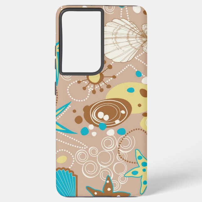 Funda Para Samsung Galaxy Patrón de verano (Reverso )