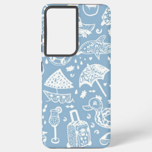 Funda Para Samsung Galaxy S21 Ultra Patrón de verano