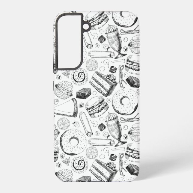 Funda Para Samsung Galaxy Patrón delicioso (Reverso )