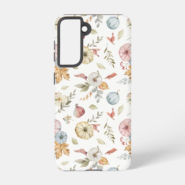 Funda Para Samsung Galaxy Patrón elegante de acuarela de otoño (Reverso )