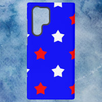 Patrón estrella rojo blanco y azul