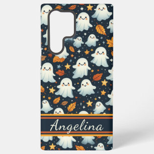 Funda Para Samsung Galaxy S22 Ultra Patrón fantasma de Halloween