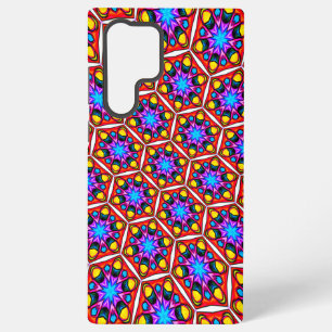 Funda Para Samsung Galaxy S22 Ultra Patrón floral abstracto elegante