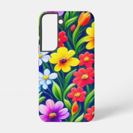 Funda Para Samsung Galaxy S22 Patrón floral colorido