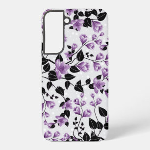 Funda Para Samsung Galaxy S22+ Patrón Floral Púrpura