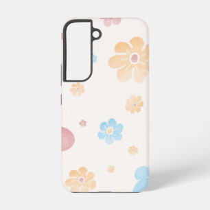 Funda Para Samsung Galaxy S22 Patrón Floral Retro Colorido Floral Groovy Lindo
