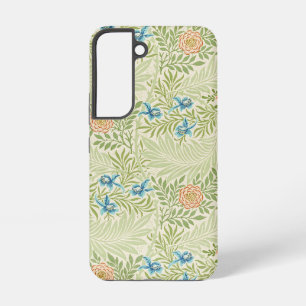 Funda Para Samsung Galaxy S22 Patrón floral William Morris Larkspur