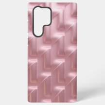 Patrón geométrico rosa elegante Funda Samsung
