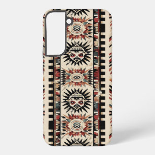 Funda Para Samsung Galaxy S22+ Patrón geométrico tribal azteca