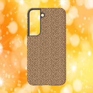 Funda Para Samsung Galaxy S22 Patrón leopardo Imprimir marrón