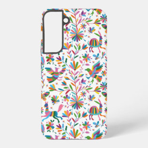 Funda Para Samsung Galaxy S22+ Patrón luminoso estilo otomano mexicano