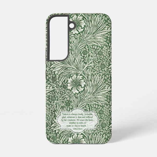 Funda Para Samsung Galaxy Patrón Marigold - William Morris (Reverso )