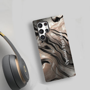 Funda Para Samsung Galaxy S22 Ultra Patrón metálico de cobre