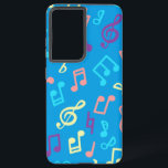 Funda Para Samsung Galaxy S21 Ultra Patrón musical<br><div class="desc">Para los amantes de la música</div>