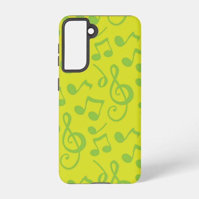 Funda Para Samsung Galaxy Patrón musical (Reverso )