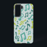 Funda Para Samsung Galaxy S21 Patrón musical<br><div class="desc">Para los amantes de la música</div>