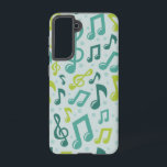 Funda Para Samsung Galaxy S21 Patrón musical<br><div class="desc">Para los amantes de la música</div>