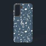 Funda Para Samsung Galaxy S21 Patrón musical<br><div class="desc">Para los amantes de la música</div>