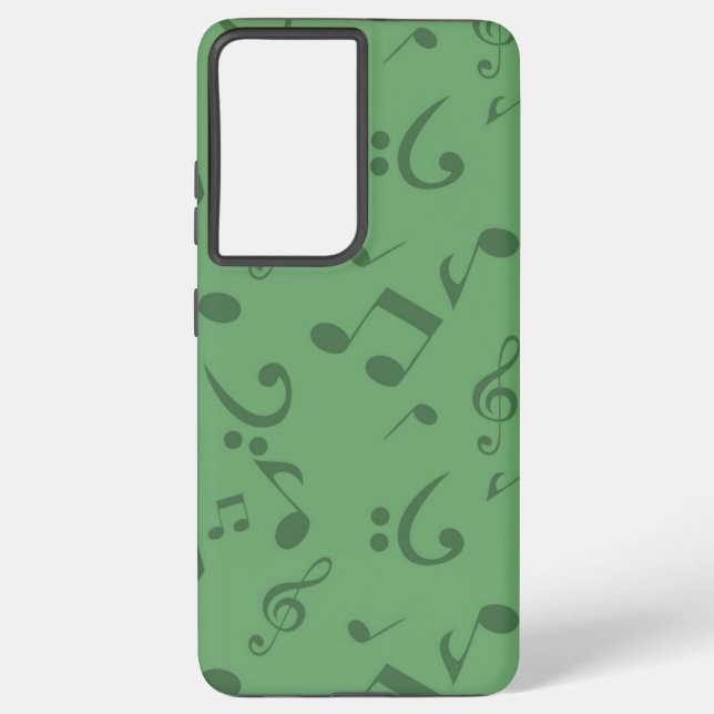 Funda Para Samsung Galaxy Patrón musical (Reverso )