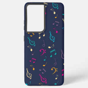Funda Para Samsung Galaxy S21 Ultra Patrón musical