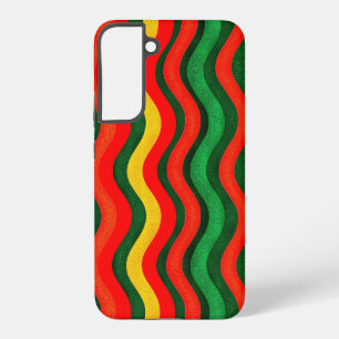 Funda Para Samsung Galaxy S22+ Patrón ondulado colorido