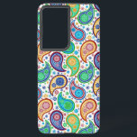 Funda Para Samsung Galaxy S21 Ultra Patrón Paisley colorido<br><div class="desc">El retro colorido paisea combina a la perfección.</div>