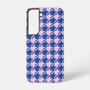 Funda Para Samsung Galaxy S22 Patrón rosa+azul de dientes de sabueso