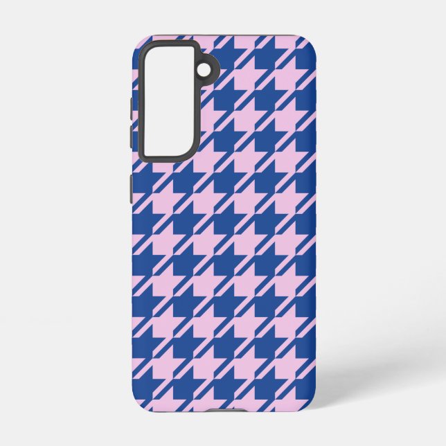 Funda Para Samsung Galaxy Patrón rosa y azul de Houndstap (Reverso )