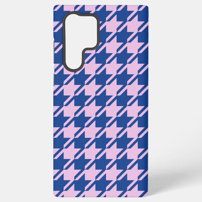 Funda Para Samsung Galaxy Patrón rosa y azul de Houndstap (Reverso )
