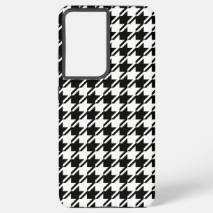 Funda Para Samsung Galaxy S21+ Patrón Rpt de Houndstoth BW