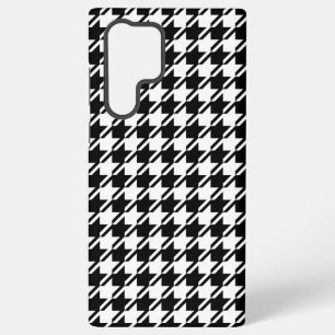 Funda Para Samsung Galaxy S22 Ultra Patrón Rpt de Houndstoth BW