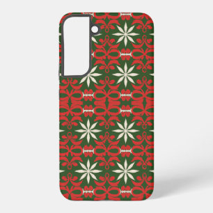 Funda Para Samsung Galaxy S22+ Patrones navideños/de invierno vintage