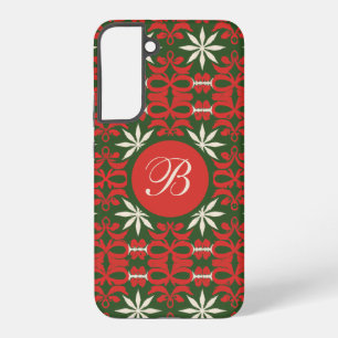 Funda Para Samsung Galaxy S22+ Patrones personalizados de Navidad/invierno vintag