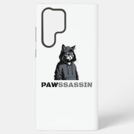 Funda Para Samsung Galaxy S22 Ultra PAWSSASSIN Cat Samsung Case