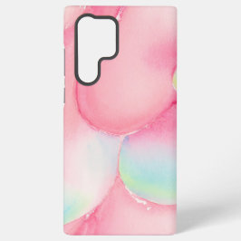 Funda Para Samsung Galaxy S22 Ultra Peach Blossom - Ethereal Watercolor Art Phone Case