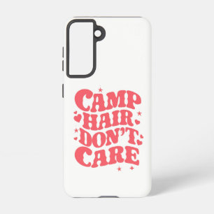 Funda Para Samsung Galaxy S21 Pelo de Campamento No Importa Chicas de Camping de