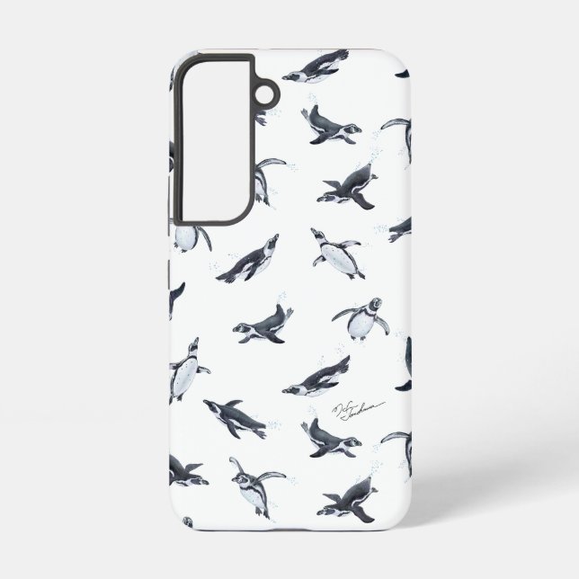 Funda Para Samsung Galaxy Penguin Flight Squad | Ocean Art Design (Reverso )