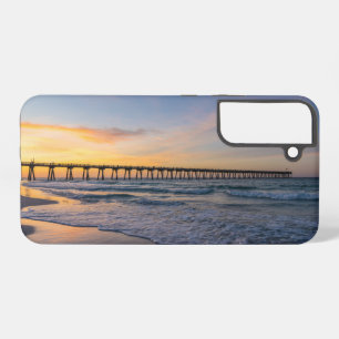 Funda Para Samsung Galaxy S22+ Pensacola Pier Shoreline Sunrise Samsung Funda