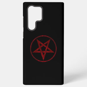 Funda Para Samsung Galaxy S22 Ultra Pentagram del diablo Rojo