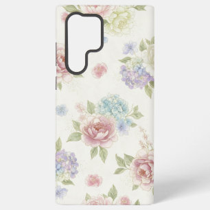 Funda Para Samsung Galaxy S22 Ultra Peonía Pastel Estética